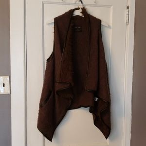 Love tree asymmetrical vest